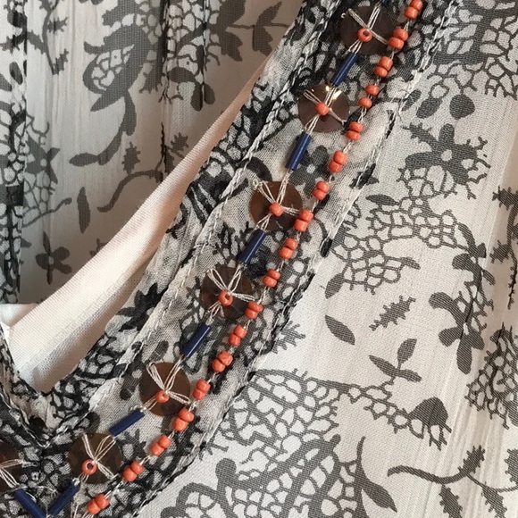 Romilly Tiered maxi dress Anthropologie size large - Picture 7 of 11